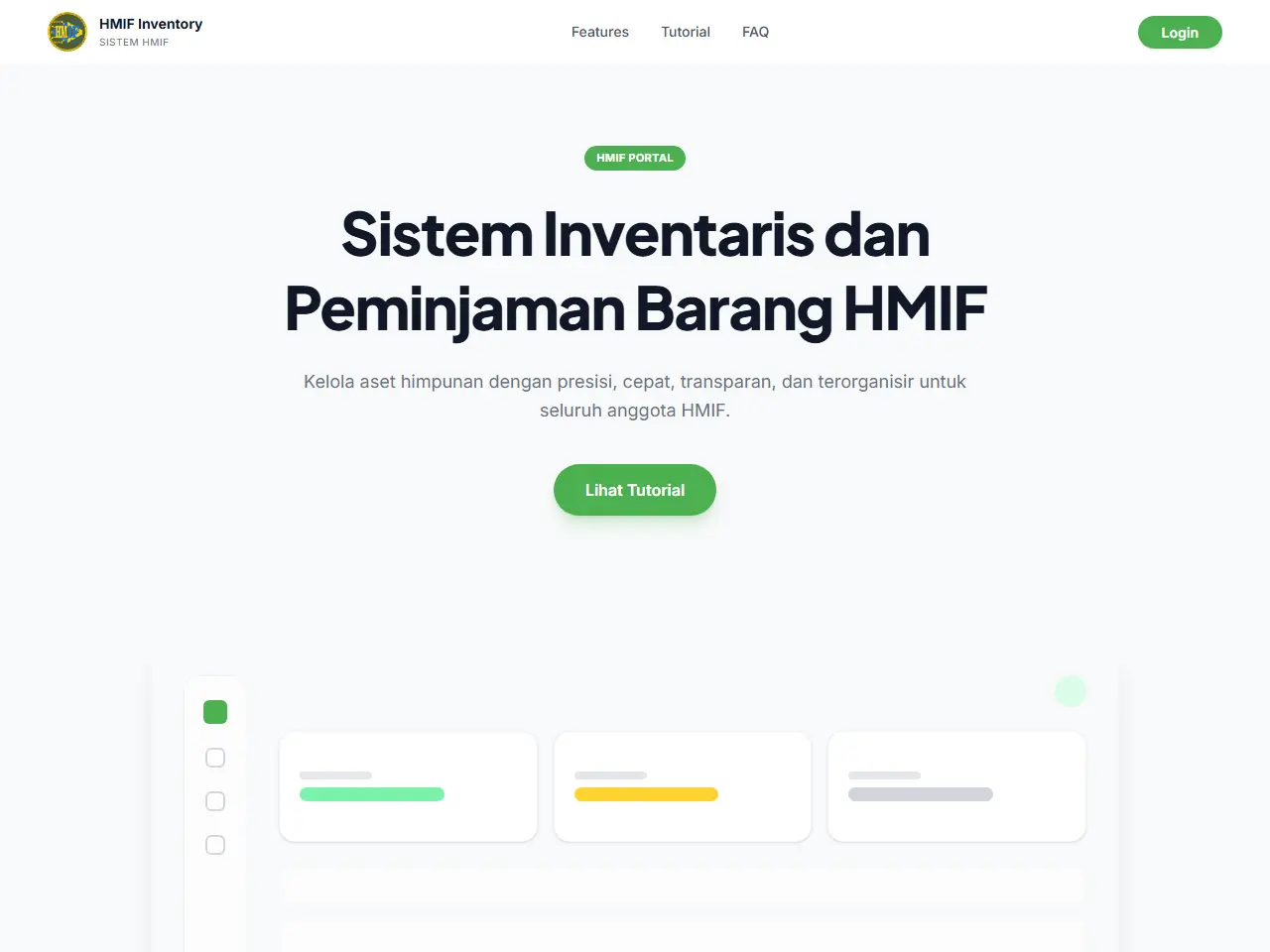 Sistem Inventaris HMIF
